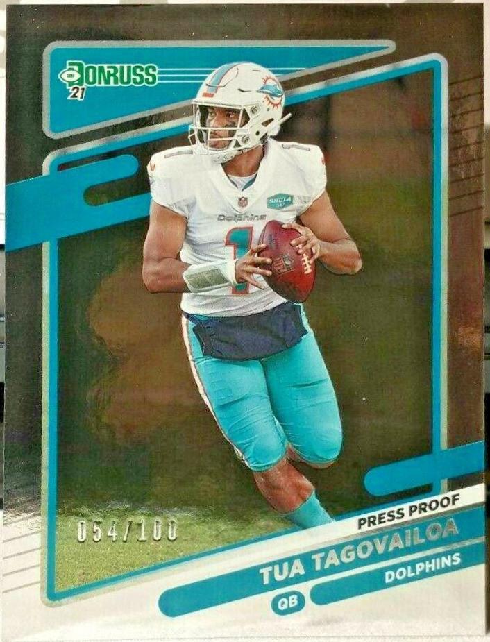 Tua Tagovailoa [Press Proof Silver] #61