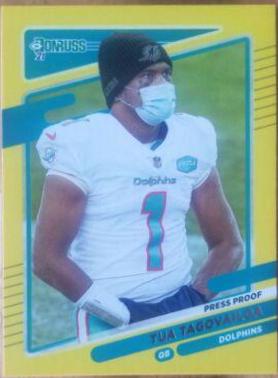 Tua Tagovailoa [Press Proof Yellow] #61