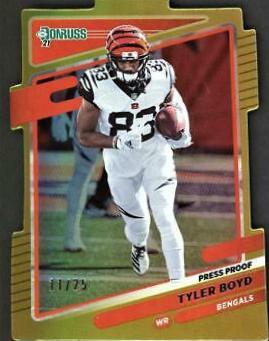 Tyler Boyd [Press Proof Gold Die Cut] #215
