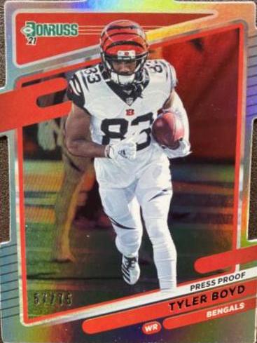 Tyler Boyd [Press Proof Silver Die Cut] #215