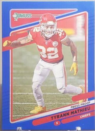 Tyrann Mathieu [Press Proof Blue] #119