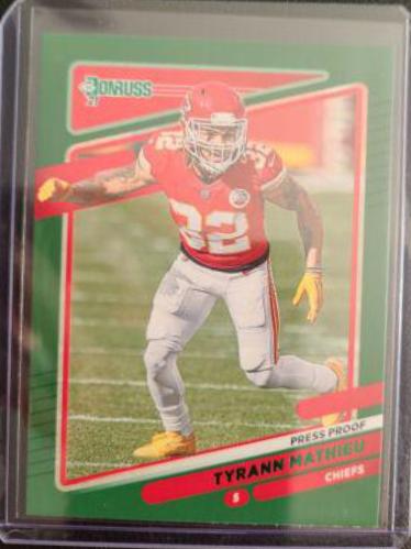 Tyrann Mathieu [Press Proof Green] #119