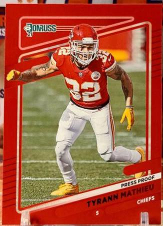 Tyrann Mathieu [Press Proof Red] #119