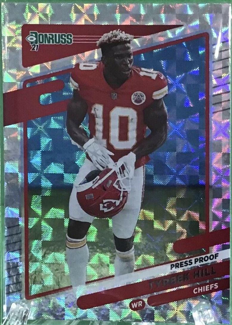 Tyreek Hill [No Helmet Press Proof Hyper] #117