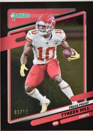 Tyreek Hill [Press Proof Black] #117