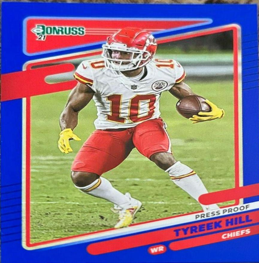 Tyreek Hill [Press Proof Blue] #117