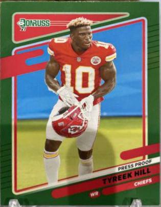 Tyreek Hill [Press Proof Green] #117