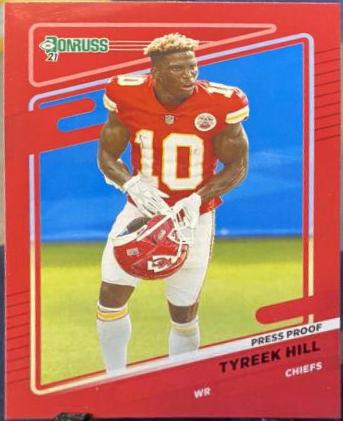 Tyreek Hill [Press Proof Red] #117