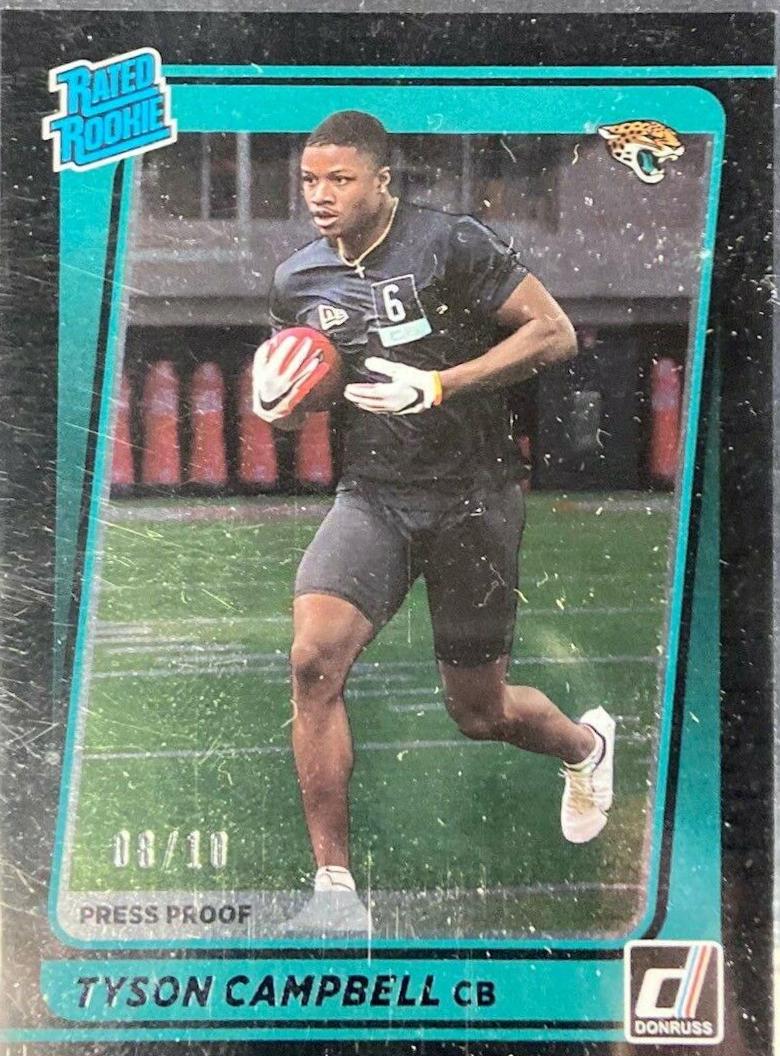 Tyson Campbell [Press Proof Black] #347