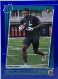 Tyson Campbell [Press Proof Blue] #347