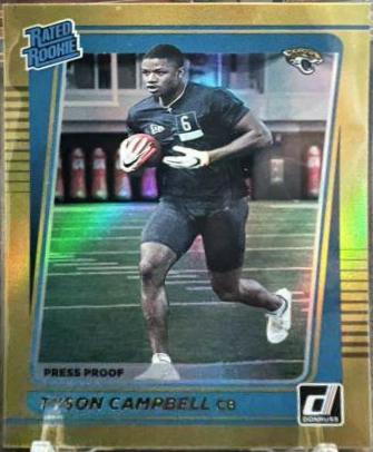 Tyson Campbell [Press Proof Gold] #347