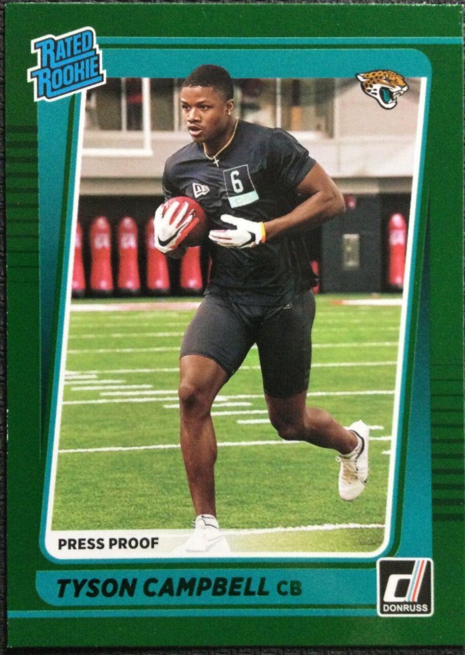 Tyson Campbell [Press Proof Green] #347