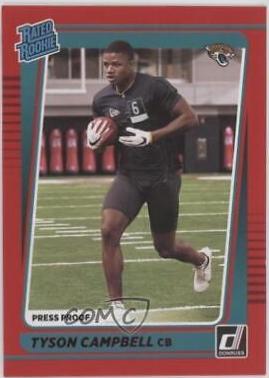 Tyson Campbell [Press Proof Red] #347
