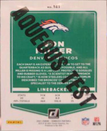 Von Miller [Aqueous Test] #181