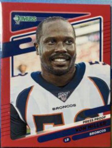 Von Miller [No Helmet Press Proof Red] #181