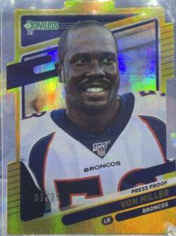 Von Miller [Press Proof Gold Die Cut] #181