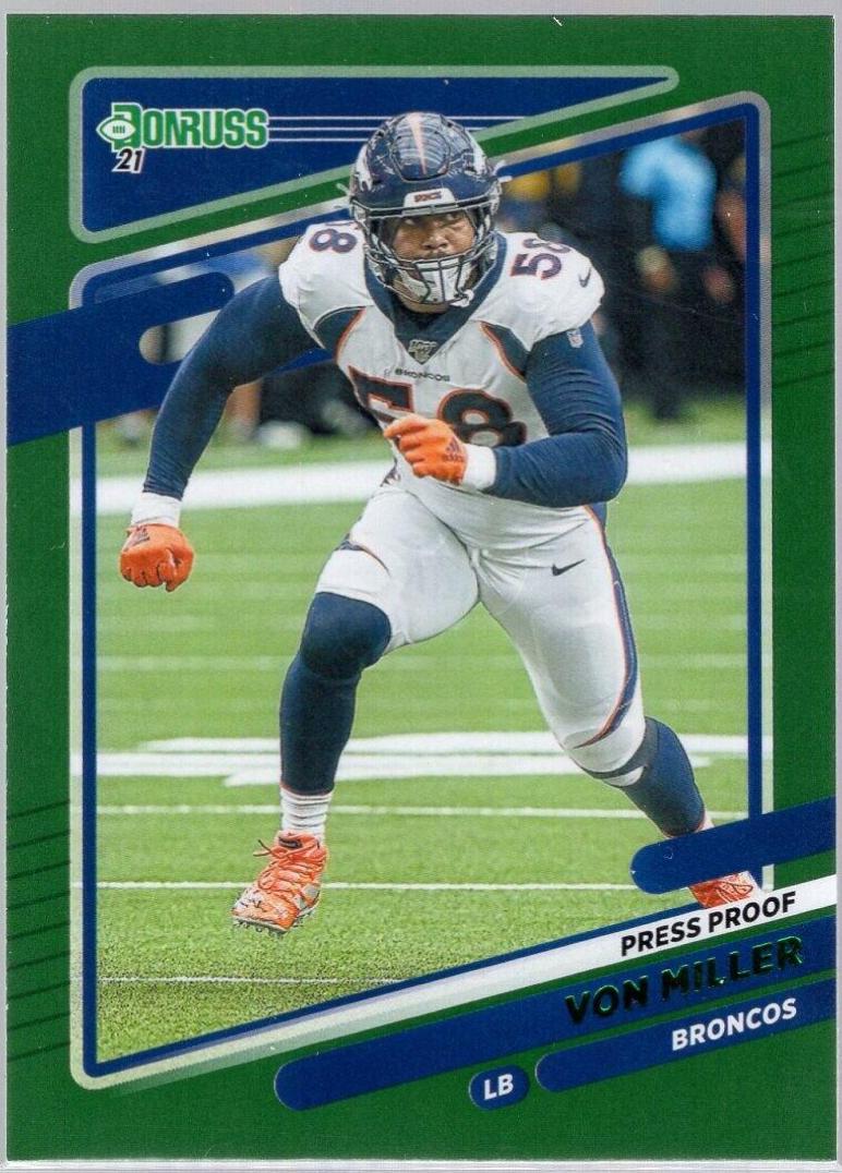 Von Miller [Press Proof Green] #181