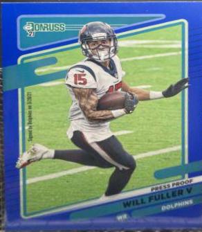 Will Fuller V [Press Proof Blue] #167