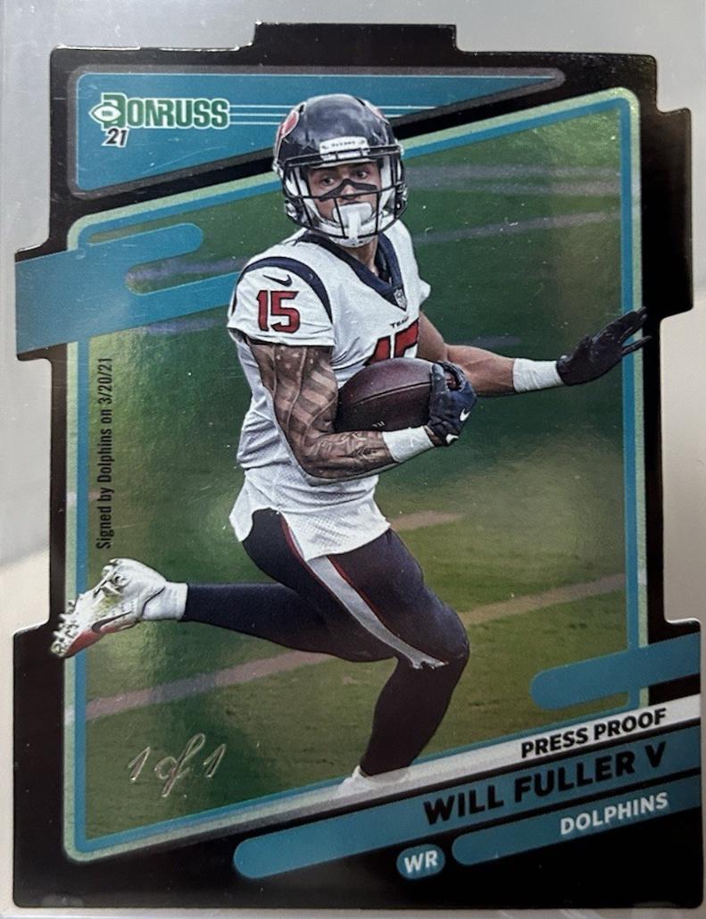Will Fuller V [Press Proof Silver Die Cut] #167