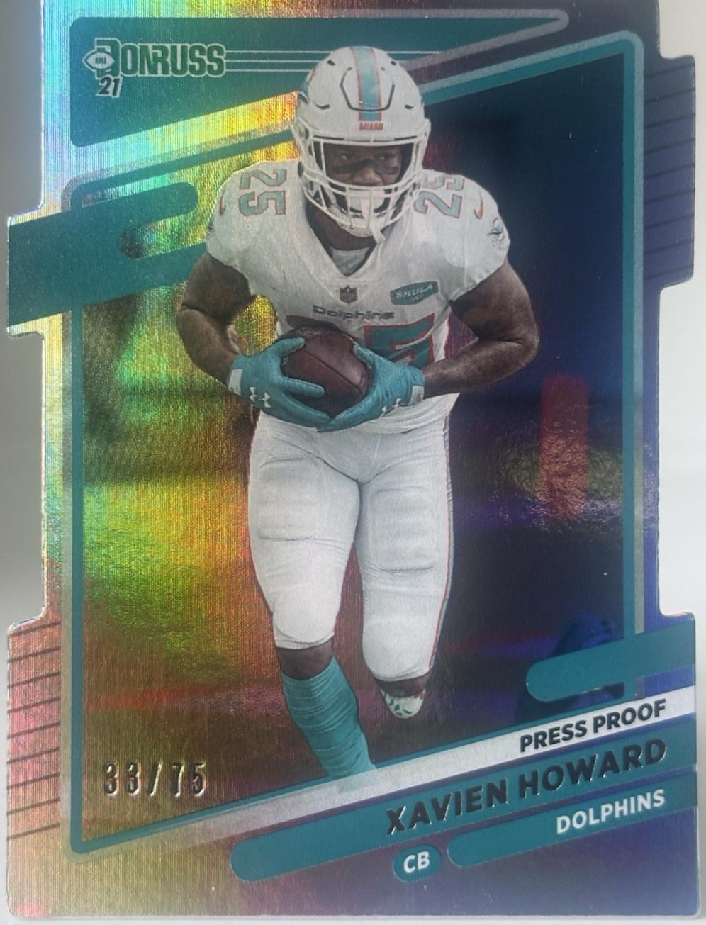 Xavien Howard [Press Proof Silver Die Cut] #68