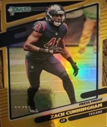 Zach Cunningham [Press Proof Gold Die Cut] #168