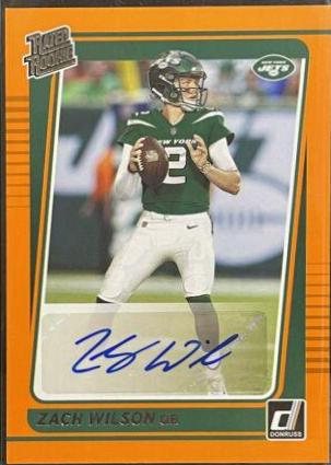 Zach Wilson [Autograph Orange] #252