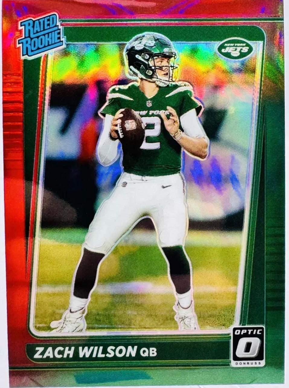 Zach Wilson [Optic Preview Red Green] #P-252