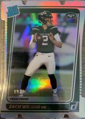 Zach Wilson [Press Proof Silver Die Cut] #252