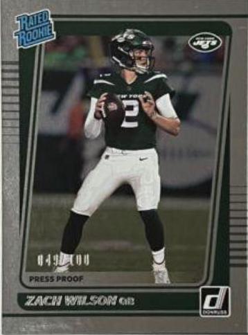 Zach Wilson [Press Proof Silver] #252