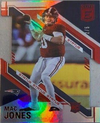 Mac Jones [Status Die Cut Red] #104