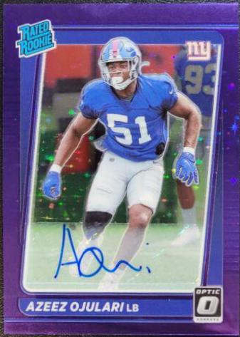 Azeez Ojulari [Autograph Purple Stars] #273