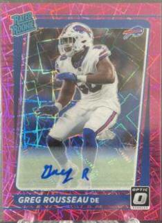 Greg Rousseau [Autograph Pink Velocity] #253
