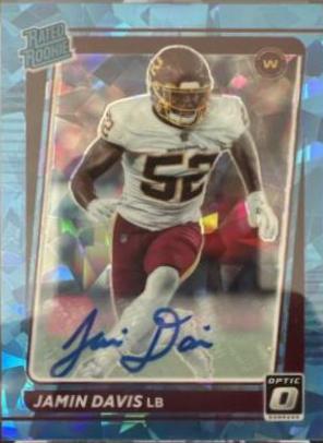 Jamin Davis [Autograph Ice] #247