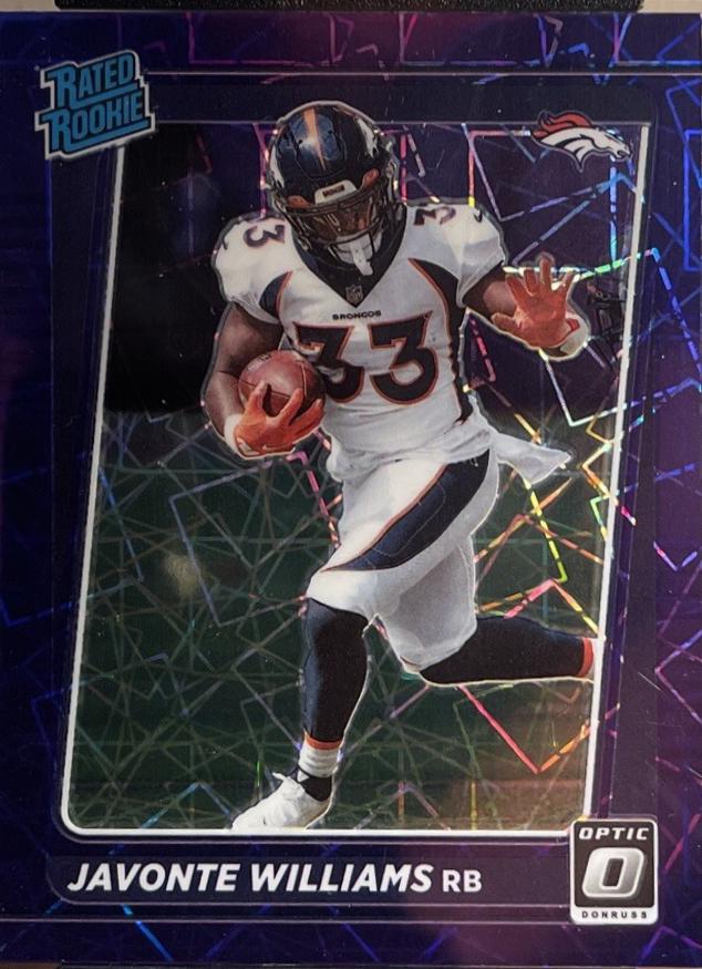 Javonte Williams [Purple Velocity] #215