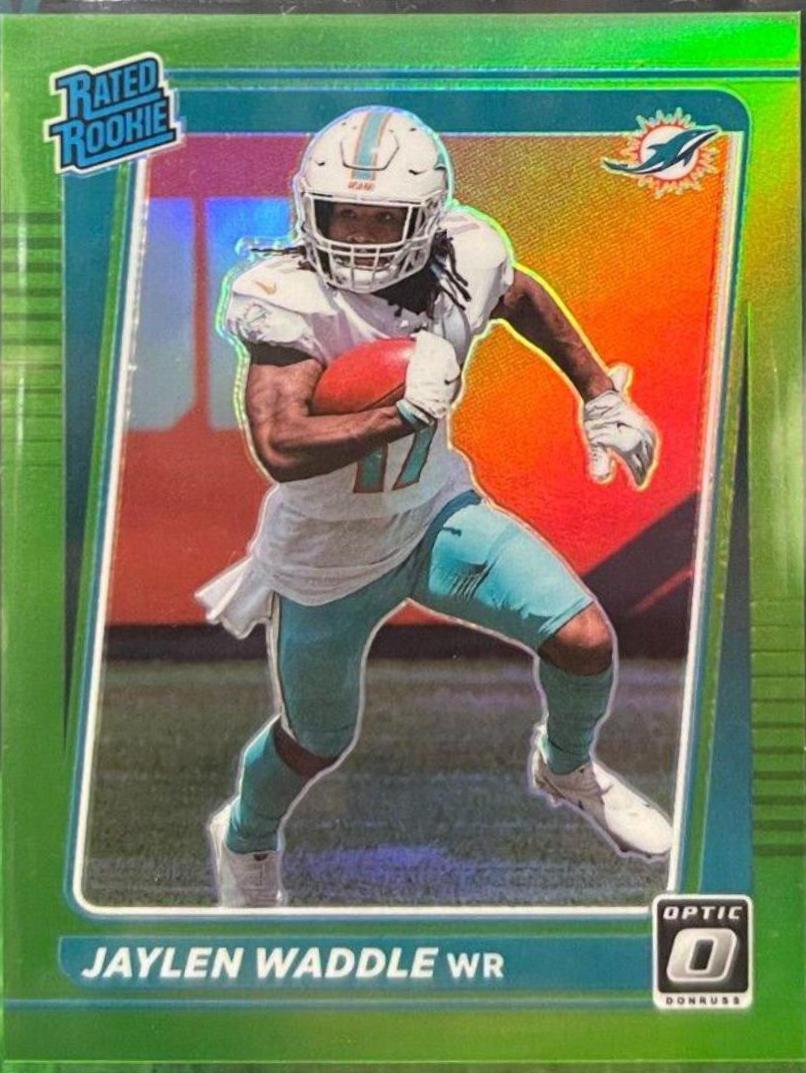 Jaylen Waddle [Lime Green] #208