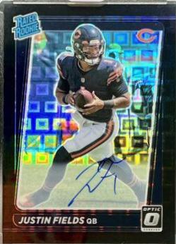 Justin Fields [Autograph Black Pandora] #204