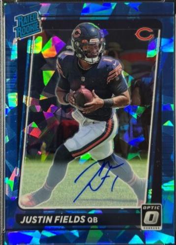 Justin Fields [Autograph Ice] #204