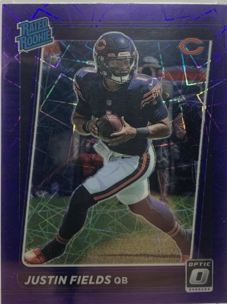 Justin Fields [Purple Velocity] #204