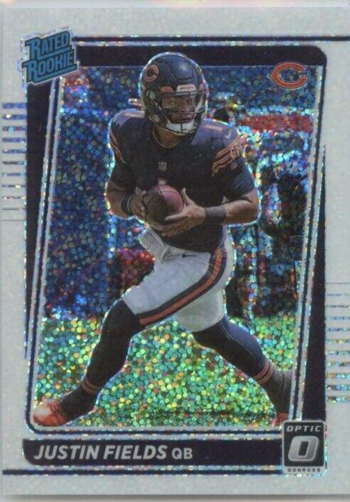 Justin Fields [White Sparkle] #204