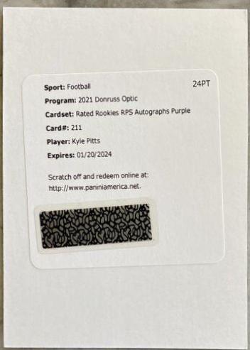 Kyle Pitts [Autograph Purple] #211