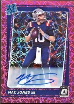 Mac Jones [Autograph Pink Velocity] #206
