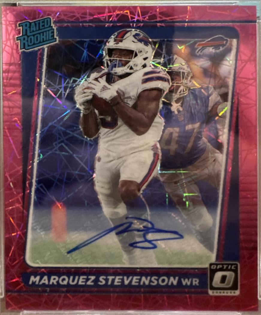 Marquez Stevenson [Autograph Pink Velocity] #257