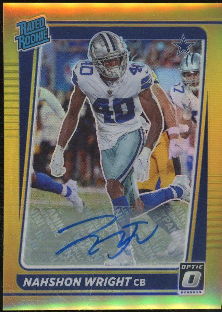 Nahshon Wright [Autograph Gold] #285