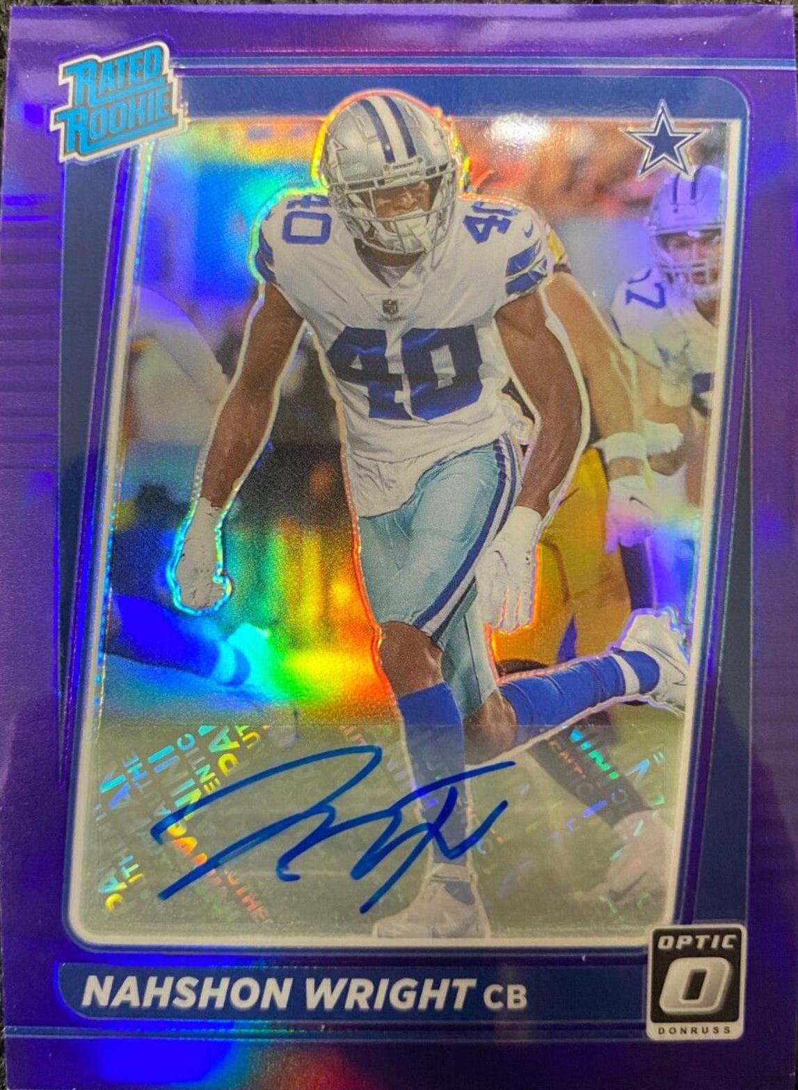 Nahshon Wright [Autograph Purple] #285