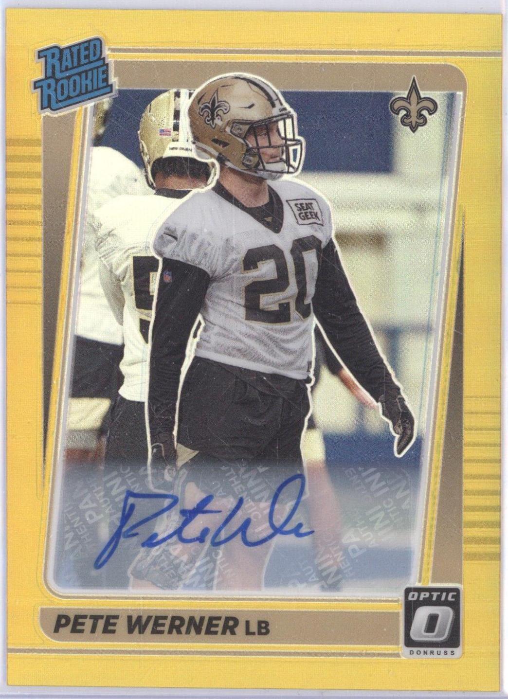 Pete Werner [Autograph Gold] #276