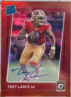 Trey Lance [Autograph Red] #203