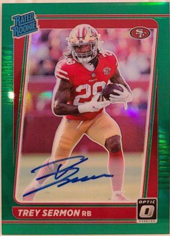 Trey Sermon [Autograph Green] #224