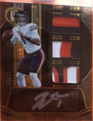 Justin Fields [Rookie Jersey Autograph Triple Premium] #274