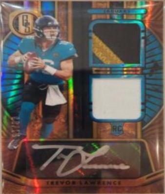 Trevor Lawrence [Rookie Jersey Autograph Double Premium] #243