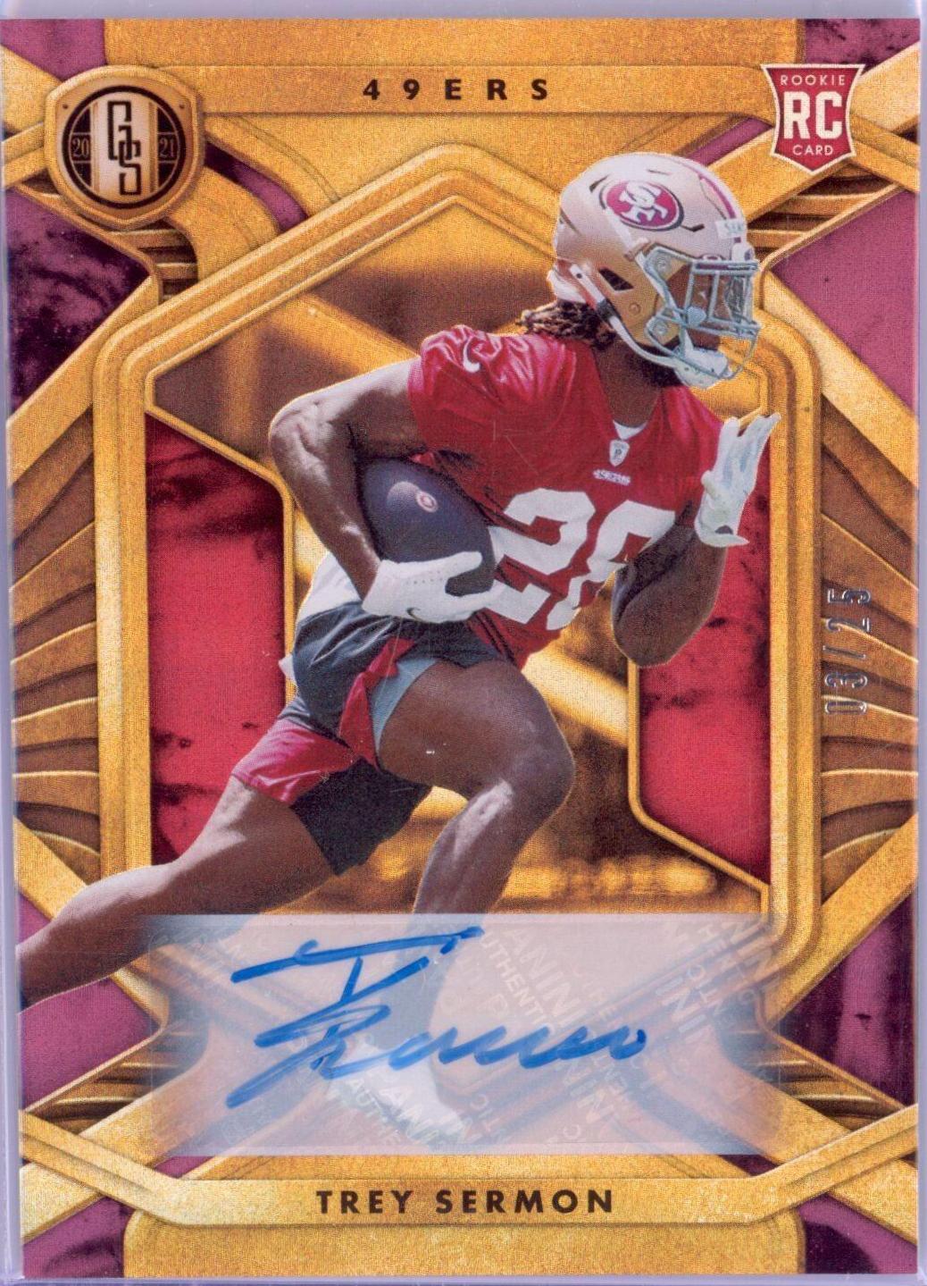 Trey Sermon [Autograph Rose Gold] #129